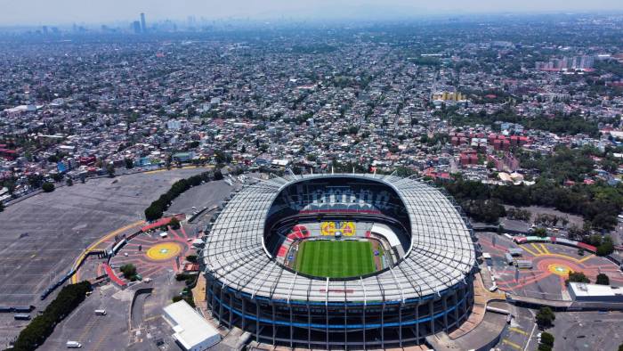 El estadio Azteca en la Ciudad de México (México).