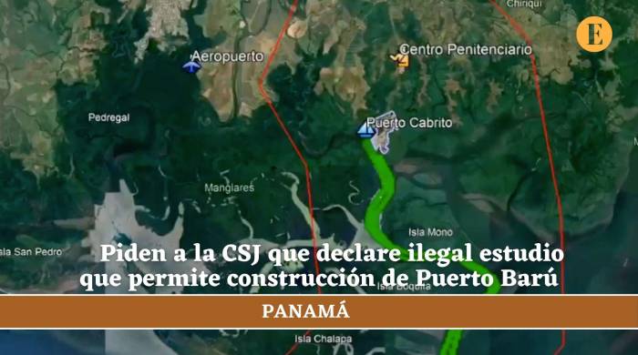 Piden a la CSJ que declare ilegal estudio que permite construcción de Puerto Barú