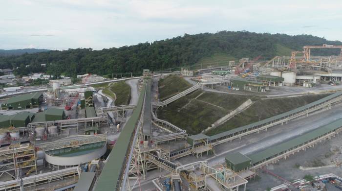Cobre Panamá mantiene almacenadas 120.000 toneladas de cobre concentrado.