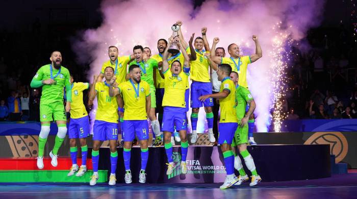 Brasil se coronó recientemente con la Copa Mundial de Futsal de la FIFA ante Argentina.