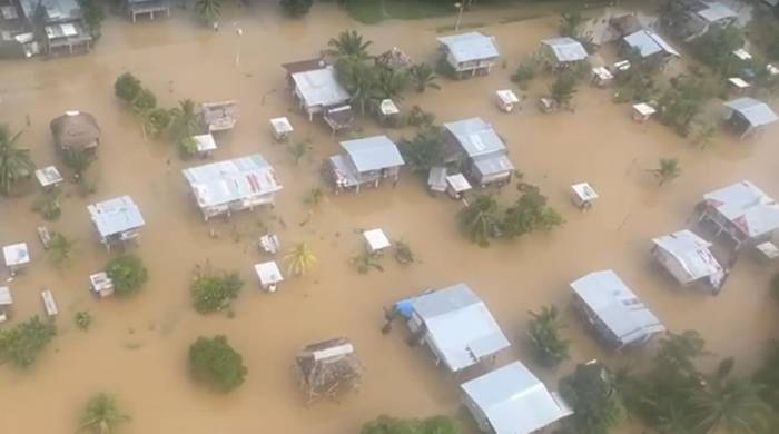 Además, de las inundaciones las lluvias dejaron hasta este 5 de noviembre más mil damnificados.