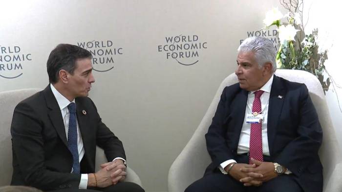 Sánchez y Mulino asisten al Foro Económico Mundial, el cual concluye este 24 de enero en Davos.