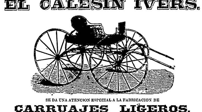 Calesin Ivers era un fabricante de carruajes ligeros, cómodos, durables y de largo servicio. North Cambridge Massachusetts