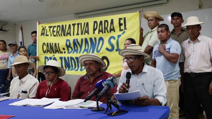 Representantes de las comunidades que se encuentran en la cuenca del río Indio aseguran que la Autoridad del Canal de Panamá no ha tomado en cuenta sus preocupaciones.