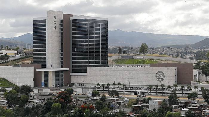 Vista general del edificio del Banco Central de Honduras, en una fotografía de archivo.