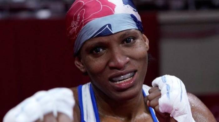 La boxeadora panameña, Atheyna Bylon.