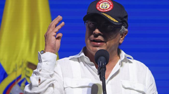 Fotografía de archivo del presidente de Colombia Gustavo Petro en Cartagena.