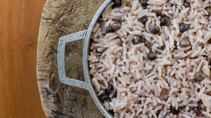 Arroz con guandú, preferido de la época