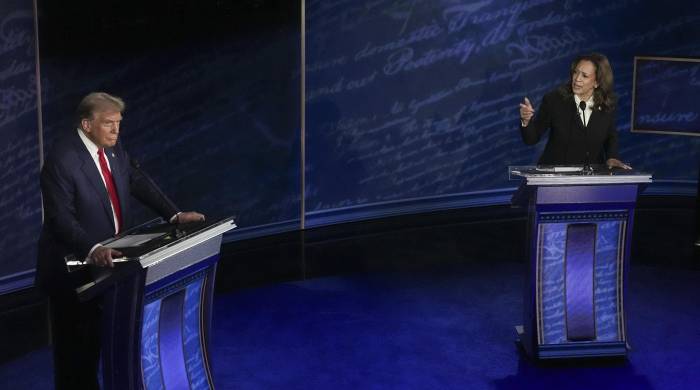 Un total de 57.5 millones de personas vio el debate presidencial entre Trump y Harris.