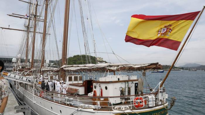 El buque escuela Juan Sebastián Elcano se encuentra por estos días en la Terminal de Cruceros de Amador.