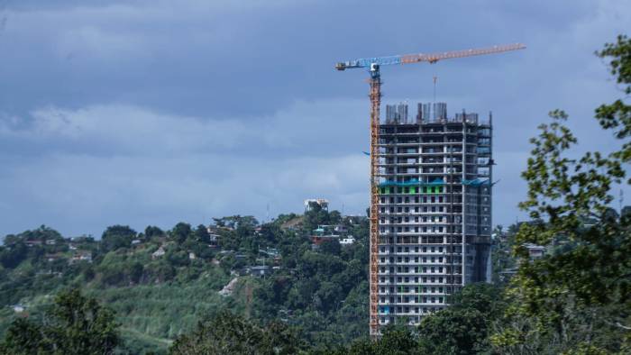 La construcción continuó su tendencia al alza.