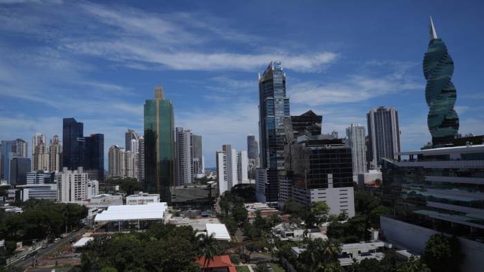 Vista panorámica de la ciudad de Panamá.