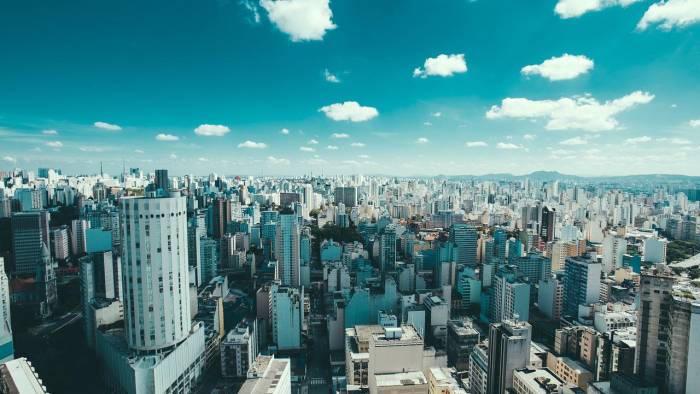 Panorámica de la ciudad de Brasil.