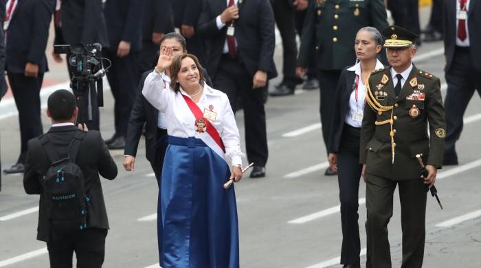 La presidenta de Perú, Dina Boluarte.