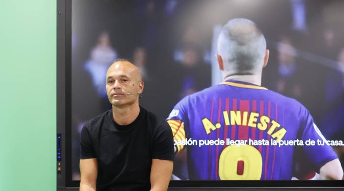 El futbolista Andrés Iniesta.