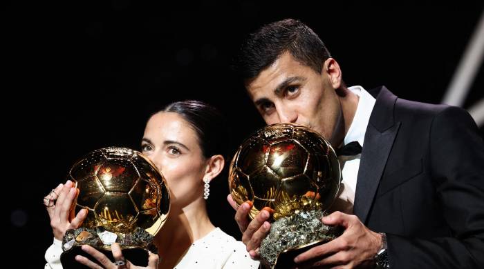 Los futbolistas españoles Aitana Bonmatí y Rodrigo Hernández lograron un hito para el fútbol de su país al conquistar en sus respectivas categorías el Balón de Oro 2024.