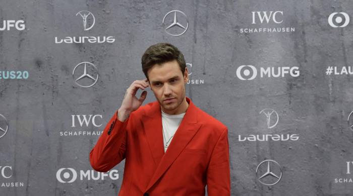 El cantante y compositor inglés Liam Payne posa en la alfombra roja antes de la ceremonia de los Laureus World Sports Awards 2020 en Berlín el 17 de febrero de 2020.