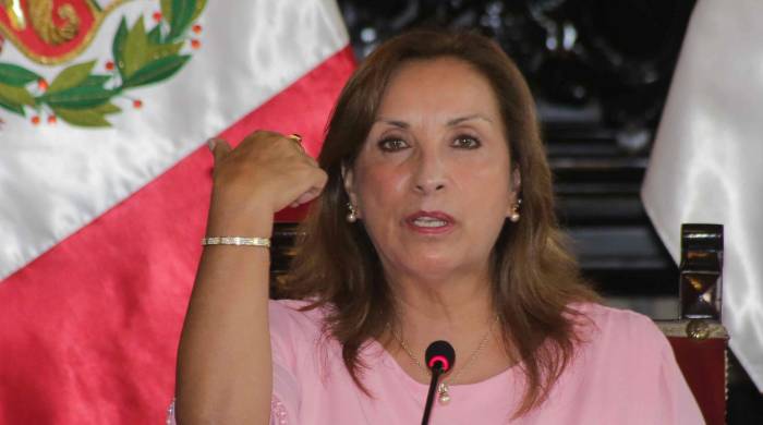 Fotografía de archivo en donde se ve a la presidenta de Perú, Dina Boluarte.