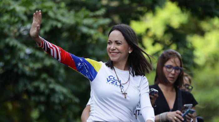 Actual líder de la oposición venezolana, María Corina Machado.