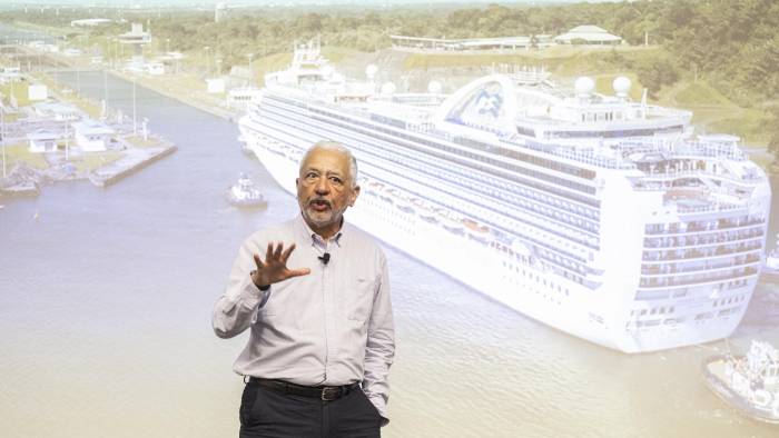 Administrador del Canal de Panamá, Ricaurte Vasquez. Foto | Luis ACOSTA / AFP