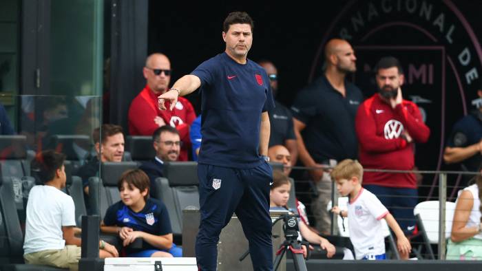 El entrenador de la selección de Estados Unidos, Mauricio Pochettino.