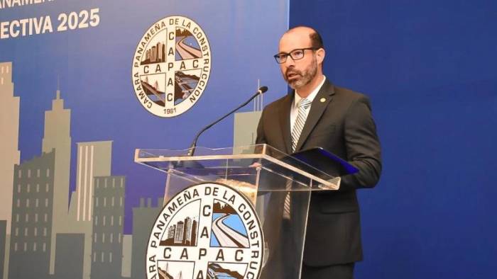 Alejandro Ferrer, durante su discurso en la toma de posesión como presidente de la Capac.