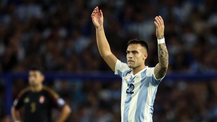 El delantero argentino, Lautaro Martínez.