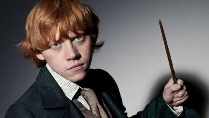 Grint es conocido por darle vida a Ron Weasley en la saga de ocho películas de Harry Potter.