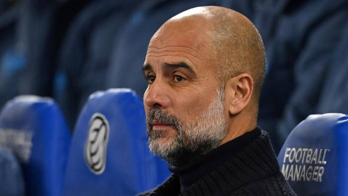 El entrenador del Manchester City, Pep Guardiola.