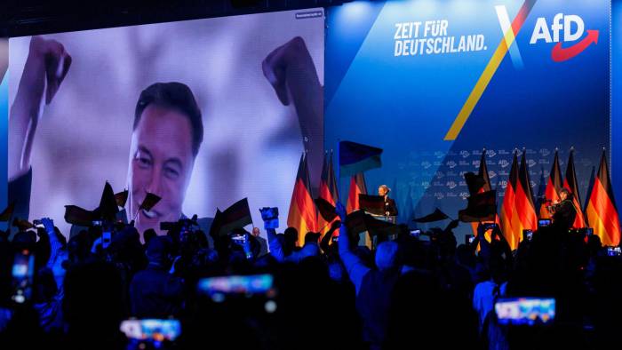 Este sábado 25 de enero Musk realizó una sorpresiva intervención virtual en un evento de campaña del partido ultraderechista Alternativa para Alemania.