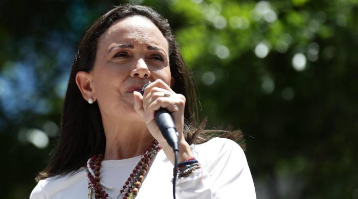 Fotografía de archivo de la líder opositora venezolana María Corina Machado.