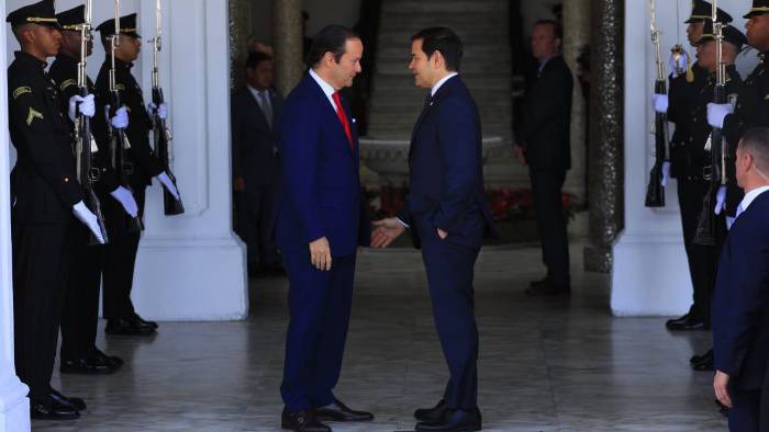 Martínez-Acha recibió a Rubio en el Palacio de Las Garzas.