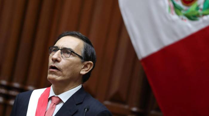 Expresidente de Perú, Martín Vizcarra en una foto de archivo.