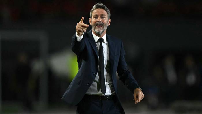 El técnico de la selección de Panamá, Thomas Christiansen.