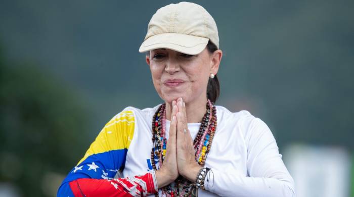 Foto de archivo de la líder de la oposición venezolana, María Corina Machado.
