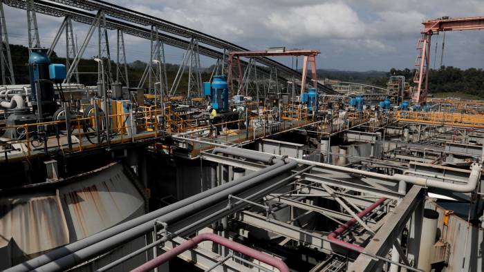 Imagen de archivo de los equipos utilizados en el proceso de extracción de minerales en la mina de Donoso, Colón.