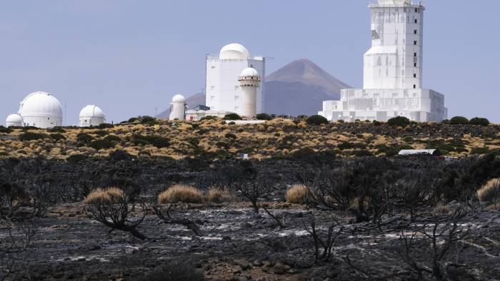 El observatorio del Teide, perteneciente al Instituto de Astrofísica de Canarias.