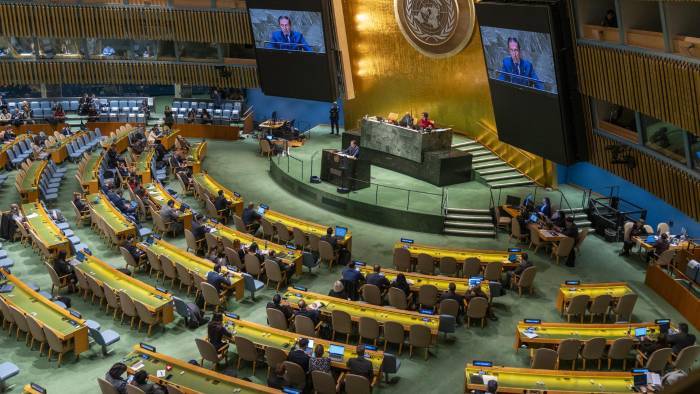 Fotografía de archivo de la Asamblea General de la ONU.