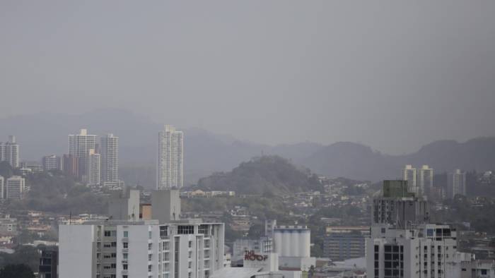 Fotografía del 18 de marzo de un sector de la Ciudad de Panamá.