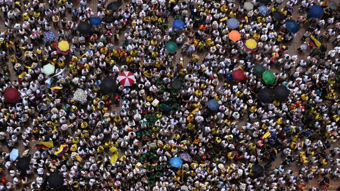 Marcha en Bogotá, Colombia