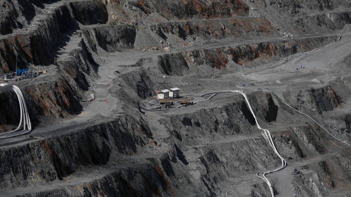 View of Canadian First Quantum's Panama copper mine in Donoso, Panama on January 11, 2024. After Panama's Supreme Court declared the mining contract unconstitutional, causing multiple protest in the country, First Quantum begins an orderly clousure of its operations in Panama. (Photo by Roberto CISNEROS / AFP)