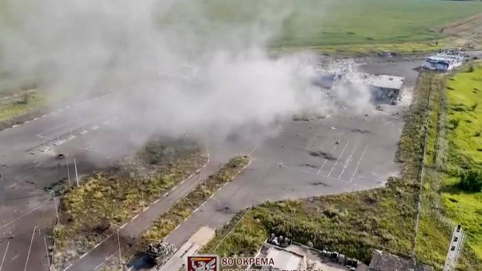 Las primeras imágenes del inicio de la incursión en Kursk.