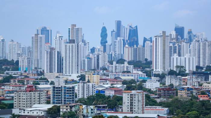 Imagen panorámica de la ciudad de Panamá