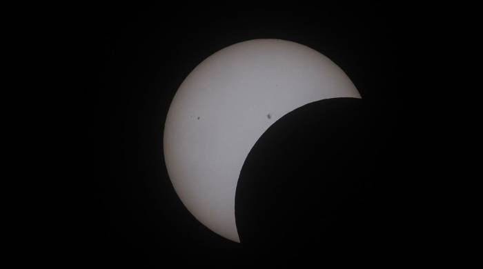Imágenes del eclipse solar en Dripping Springs, Texas, EE. UU., el 8 de abril de 2024.