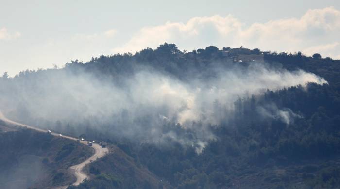 ‘Se puede oír los aviones desde aquí; estamos atacando todo el día. Tanto para preparar el terreno ante una posible entrada’, dijo Halevi.