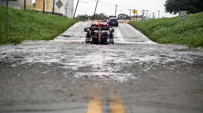 Este lunes 8 de julio Houston recibió lluvias intensas y ráfagas de viento.