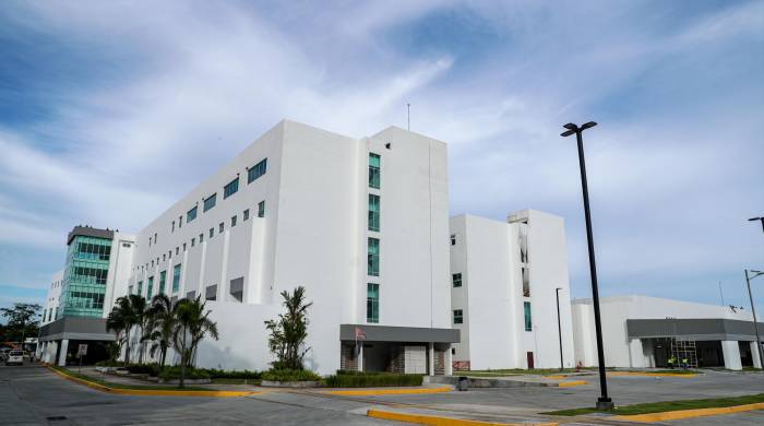 Fachada del hospital Manuel Amador Guerrero en Colón.