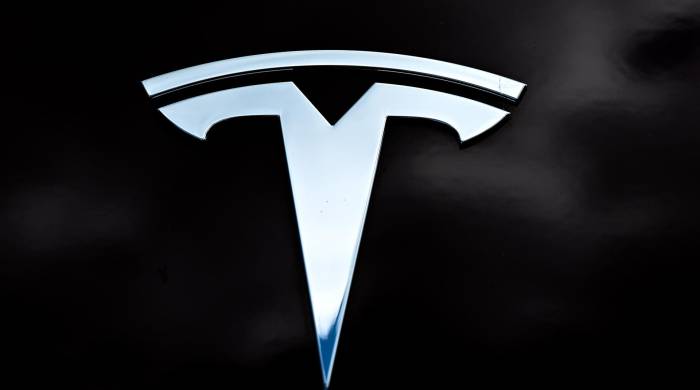 Imagen de archivo del logo de Tesla.