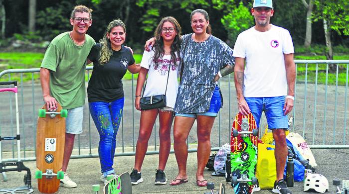 Los ‘skaters’ tuvieron participación.