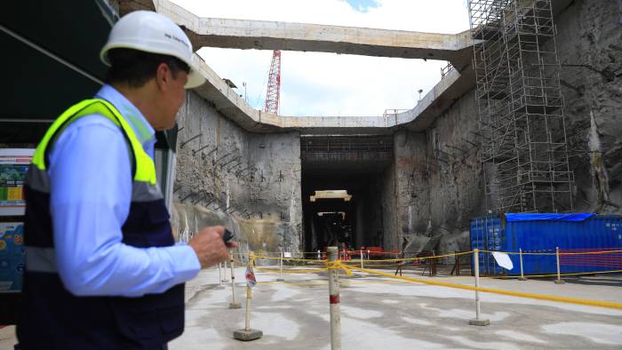 Ingenieros del Metro de Panamá hicieron un recorrido por la construcción del túnel de la línea 3.